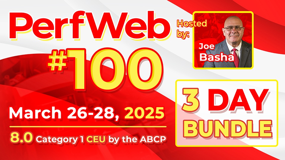 PerfWeb 100 - 3 Days Bundle