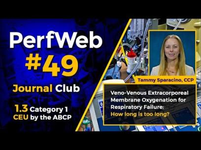 Journal Club — Veno-Venous Extracorporeal Membrane Oxygenation for Respiratory Failure.