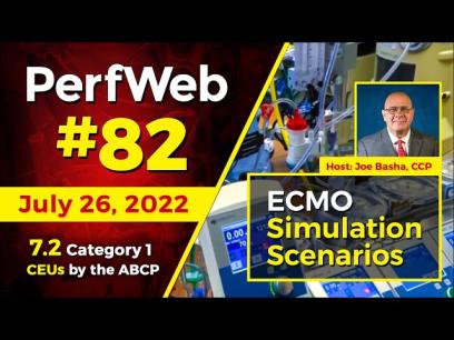 PerfWeb 82 - ECMO Simulation Scenarios
