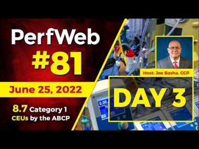 PerfWeb 81 - ECMO and Angiovac Simulations — Day 3