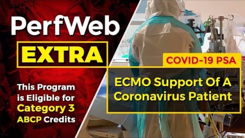 ECMO Support of a Coronavirus Covid-19 Patient