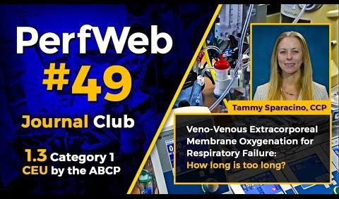 Journal Club — Veno-Venous Extracorporeal Membrane Oxygenation for Respiratory Failure.