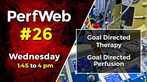 PerfWeb 26 - Goal Directed Therapy. Goal Directed Perfusion - Part 2