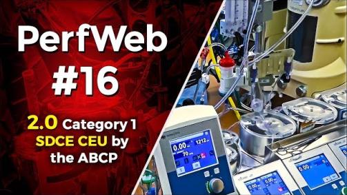 PerfWeb 16 – Pump Standby. Disasters and the Healthcare Professional